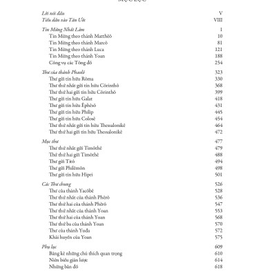 Kinh Thánh - Tân Ước