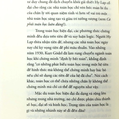 Những Câu Hỏi Lớn Toán Học (Tái Bản)