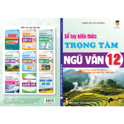 Sách - Sổ tay kiến thức trọng tâm Ngữ Văn 12 VietJack - Sách 2025 theo chương trình mới cho 2k7
