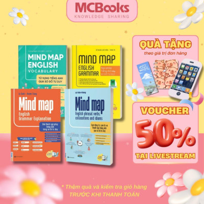 Sách -  MindMap English - Học Tiếng Anh Qua Sơ Đồ Tư Duy - MCBooks