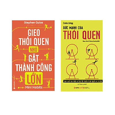 Bộ Sách Lập Thói Quen Để Thành Công ( Sức Mạnh Của Thói Quen + Gieo Thói Quen Nhỏ, Gặt Thành Công Lớn ) ( Quà Tặng: Cây Viết Kute