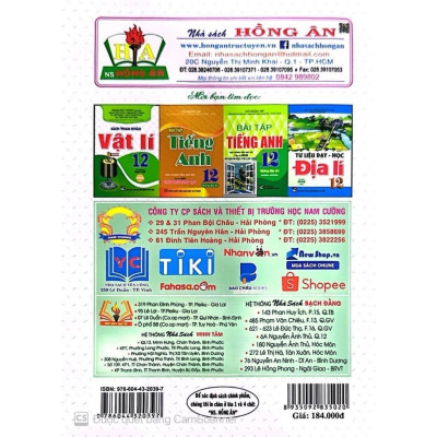 Sách tham khảo hoá học 12 (dùng chung cho các bộ sgk hiện hành) (HA-MK1)