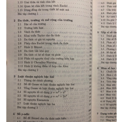 Sách - Lý thuyết số sơ cấp Phương pháp sơ cấp trong lý thuyết số (BT) #huongbook