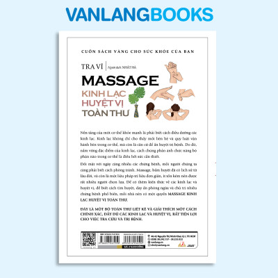 Massage Kinh Lạc Huyệt Vị Toàn Thư (Tái Bản) - Vanlangbooks