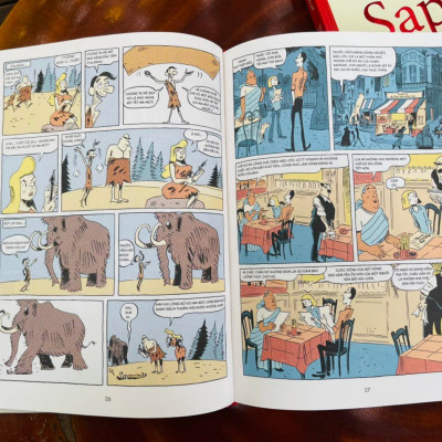 SAPIENS - LƯỢC SỬ LOÀI NGƯỜI BẰNG TRANH Tập 1 và Tập 2