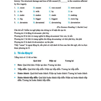 222 Bài Luyện Tập Điền Từ Tiếng Anh (Bộ Sách Cô Mai Phương)