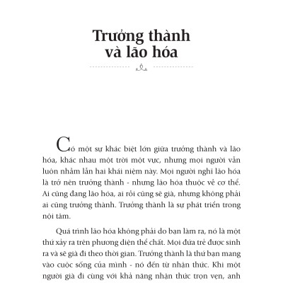 Sách OSHO Trưởng Thành - Maturity