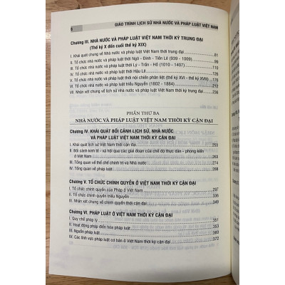 Sách - Giáo trình lịch sử nhà nước và pháp luật Việt Nam