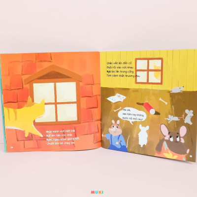 Sách Đa Tương Tác - Có Một Truyện Cổ Mới Cho Bé: Đeo Chuông Cổ Mèo (Dành Cho Bé 3-8 Tuổi)