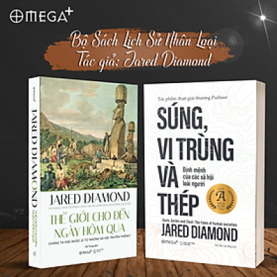 Combo Sách Kinh Điển Của Jared Diamond : Thế giới Cho Đến Ngày Hôm Qua + Súng, Vi Trùng Và Thép (Phiên Bản 2020) 
