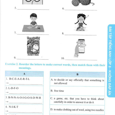 Global Success - Bài Tập Tiếng Anh 8 - Không Đáp Án