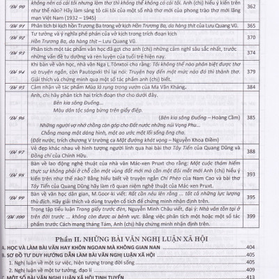 Tinh tuyển những bài văn Nghị Luận (Dùng chung cho các bộ SGK)