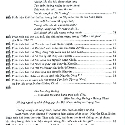 Cảm Nhận, Phân Tích Tác Phẩm Văn Học Ngoài Sách Giáo Khoa Ngữ Văn THPT - Tác Phẩm Thơ & Truyện (Dùng Chung Cho Các Bộ SGK Hiện Hành) - HA 