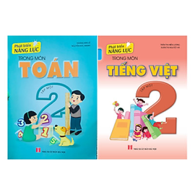 Sách - Combo phát triển năng lực trong môn Toán + Tiếng Việt 2 - tập 1
