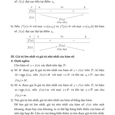 Phương pháp giải các dạng toán thực tế 12