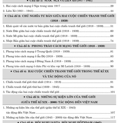 Tuyển Tập 10.000 Câu Hỏi Trắc Nghiệm Ôn Luyện Thi THPT Quốc Gia Môn Lịch Sử Tập 1 