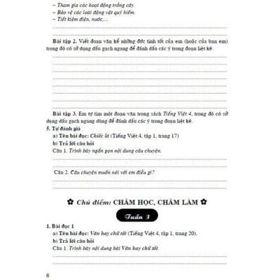 Sách - Vở Bài Tập Cuối Tuần Tiếng Việt Lớp 4 - Bám Sát SGK Cánh Diều - Hồng Ân