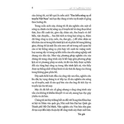 Sách - Tìm Hiểu Nông Cụ Cổ Truyền Việt Nam - Ngô Đức Thịnh - VIETNAMBOOK