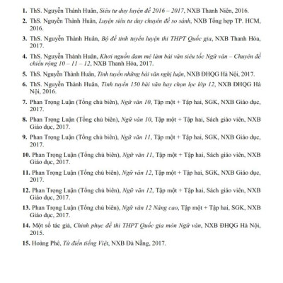 Chiến Thắng Kì Thi THPT Quốc Gia 2018 Môn Ngữ Văn