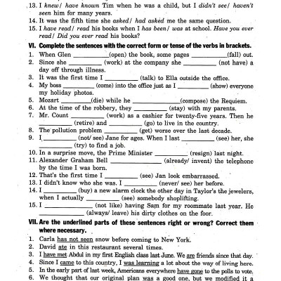 Bài Tập Tiếng Anh Lớp 12 ( Không Đáp Án)