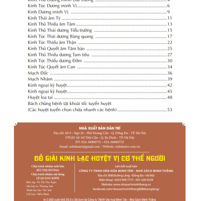 Đồ Giải Kinh Lạc Huyệt Vị Cơ Thể (Tái Bản 2023)