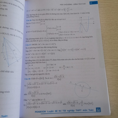 PENBOOK - Luyện đề thi Tốt nghiệp THPT Môn Toán - 2021