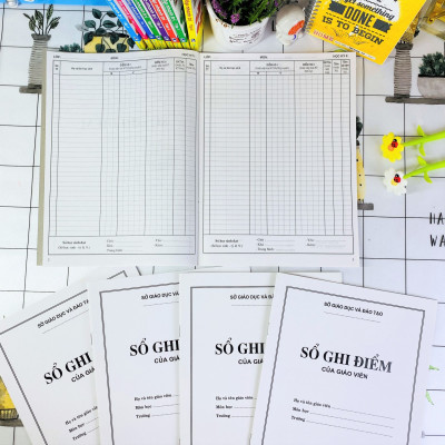 Sách ND - Combo 5 cuốn Sổ ghi điểm của giáo viên (B8)