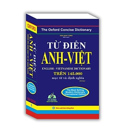 Sách - Từ điển Anh - Việt trên 145.000 mục từ và định nghĩa (bìa mềm) - tái bản #huongbook