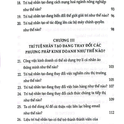 AI - Trí Tuệ Nhân Tạo - 101 Điều Cần Biết Về Tương Lai (Tái Bản 2023)