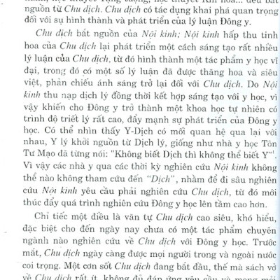 Chu Dịch Và Đông Y Học - Bìa cứng (Tái bản năm 2021)