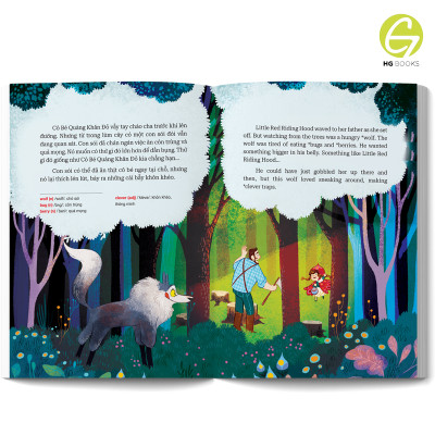 Sách Song Ngữ  - 10 phút đọc truyện trước giờ đi ngủ: Truyện kinh điển giúp bé gieo mầm tính cách tốt 