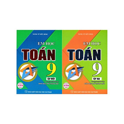 Combo em học toán 9 tập 1 + 2 (biên soạn theo chương trình gdpt mới) (bộ 2 cuốn) (HA-MK)