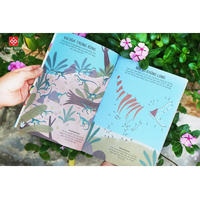 Sách - 60++ Trò Chơi Rèn Luyện IQ - Thế Giới Khủng Long - Đinh Tị Books