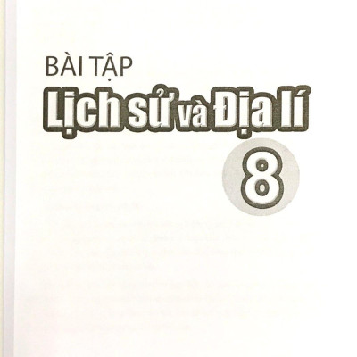 Bài Tập Lịch Sử Và Địa Lí 8 (Cánh Diều) (2023)