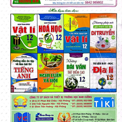 Sách  - Trắc nghiệm chuyên đề giải tích 12 (HA)