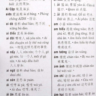 Từ Điển Việt - Hoa