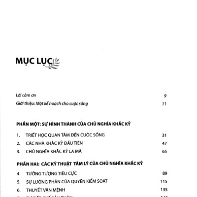 Chủ Nghĩa Khắc Kỷ - Phong Cách Sống Bản Lĩnh Và Bình Thản (Tái Bản)
