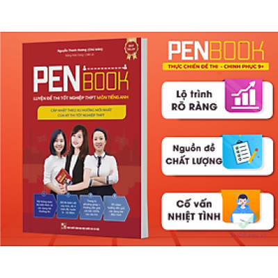 Sách PENBOOK: Luyện Thi Tốt Nghiệp THPT Môn Tiếng Anh - BẢN QUYỀN