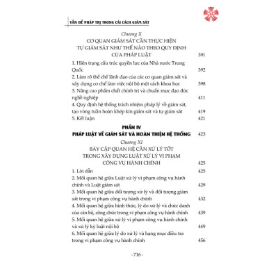 Vấn đề pháp trị trong cải cách giám sát