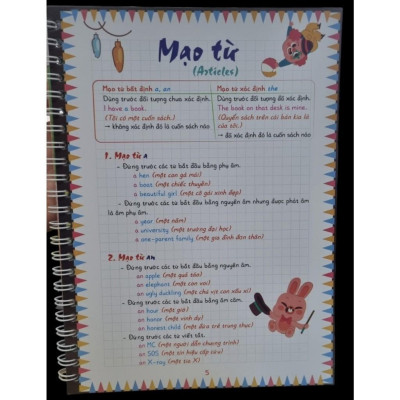 Sách - Notebook English Grade 8 - Tiếng Anh Lớp 8 - Dùng Chung Cho Các Bộ SGK Hiện Hành - Hồng Ân