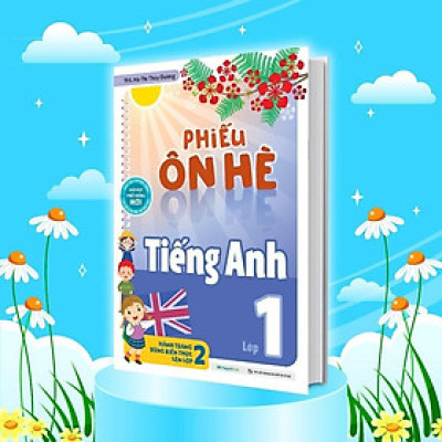 Sách Phiếu Ôn Hè Tiếng Anh Lớp 1 - Megabook