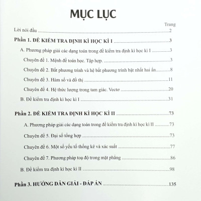 Đề Đánh Giá Năng Lực Toán 10 (Theo Chương Trình Giáo Dục Phổ Thông Mới)
