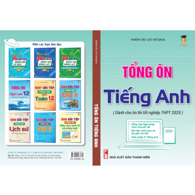 Sách - 500 Bài tập tổng ôn Tiếng Anh (Dành cho ôn thi THPT 2025) VietJack