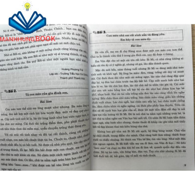 Sách - Những bài văn miêu tả lớp 4