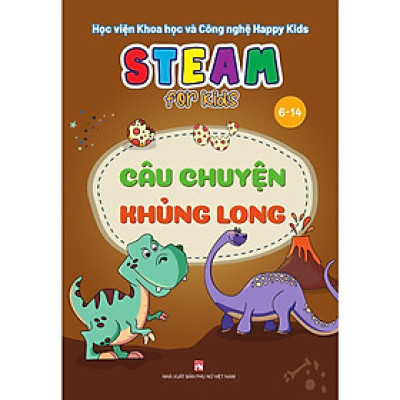 Sách - Steam For Kids - Câu Chuyện Khủng Long - NXB Phụ Nữ
