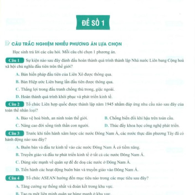 Sách - Câm Nang Ôn Luyện Thi THPT, Đại Học - Môn Lịch Sử