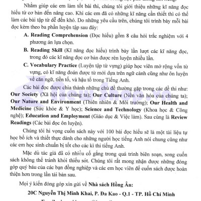 Kĩ Năng Đọc Hiểu Chuyên sâu Tiếng Anh (Dùng Chung Cho Các Bộ SGK Hiện Hành) 