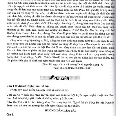 Hướng dẫn ôn thi THPT Quốc gia môn Ngữ văn