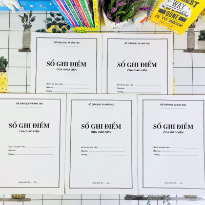 Sách ND - Combo 5 cuốn Sổ ghi điểm của giáo viên (B8)