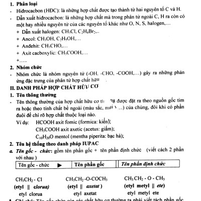 Bổ Trợ Kiến Thức Và Tư Duy Giải Nhanh Siêu Tốc Hóa Học Hữu Cơ Lớp 11 (Tập 1)